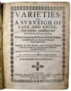 PERSON, DAVID. Varieties . . . Wherein the Principall Heads of Diverse Sciences are illustrated.  1635